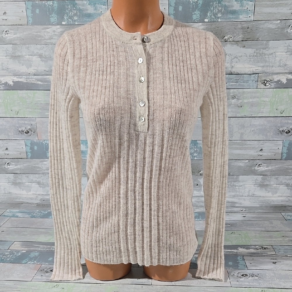 Madewell Long Sleeve Shirt/Top Sz Small